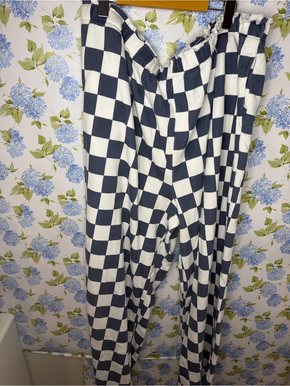 Grayson Threads Black & White Checkerboard Jogger Pants
